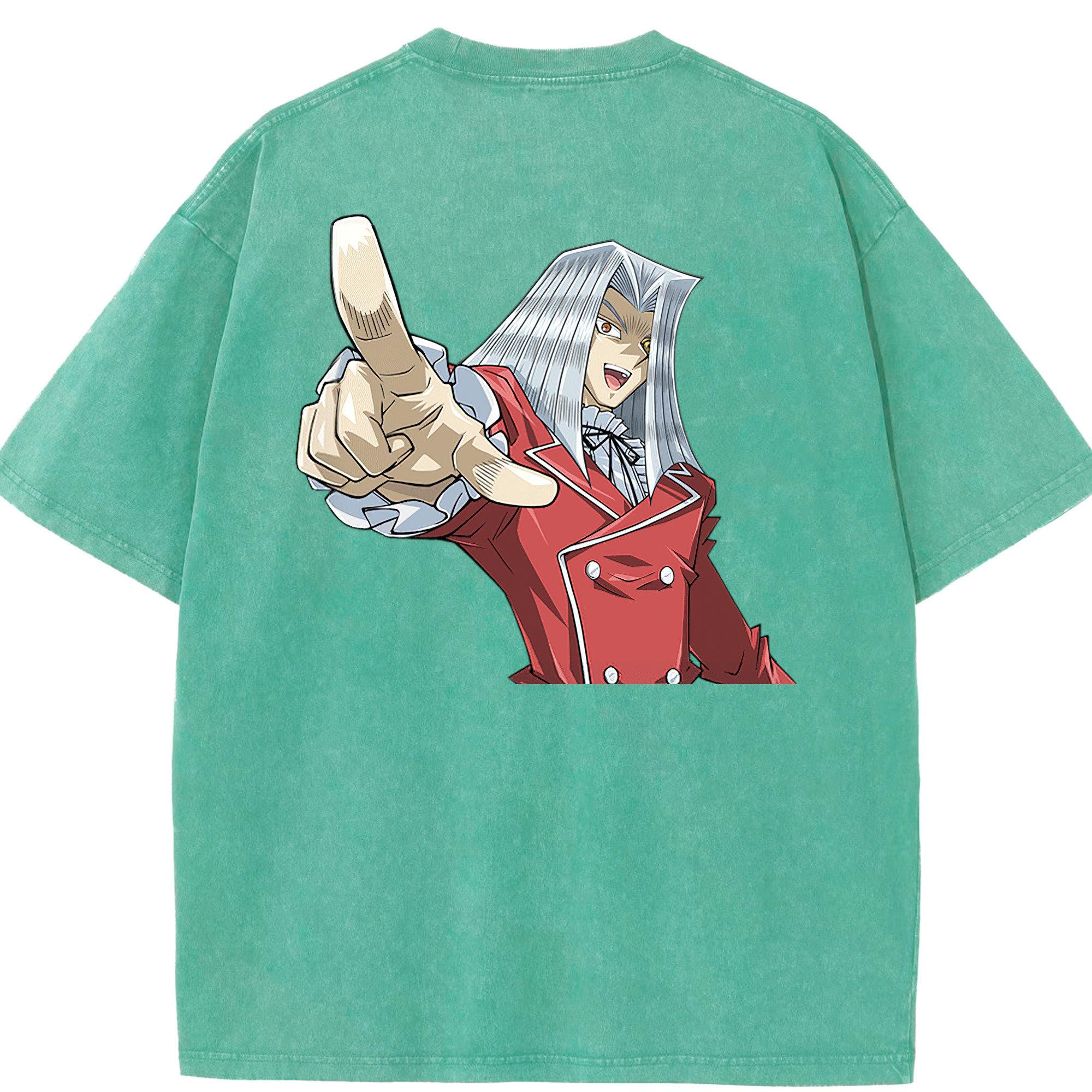 （画像用） 遊☆戯☆王 Yu-Gi-Oh! 綿100% ヴィンテージ風 半袖Tシャツ（背面プリント）